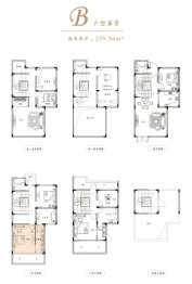 中锐·观澜府5室2厅1厨4卫建面239.96㎡