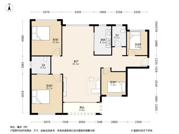 当代万国府MOMΛ户型图