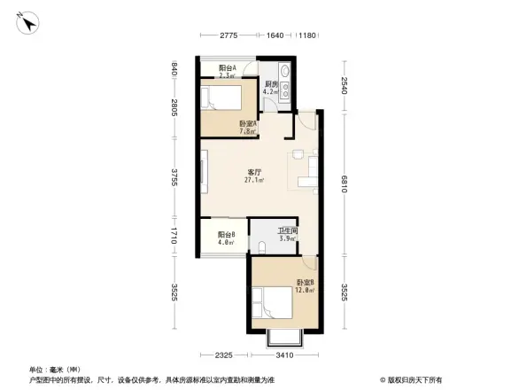 龙湖丽景一期户型图