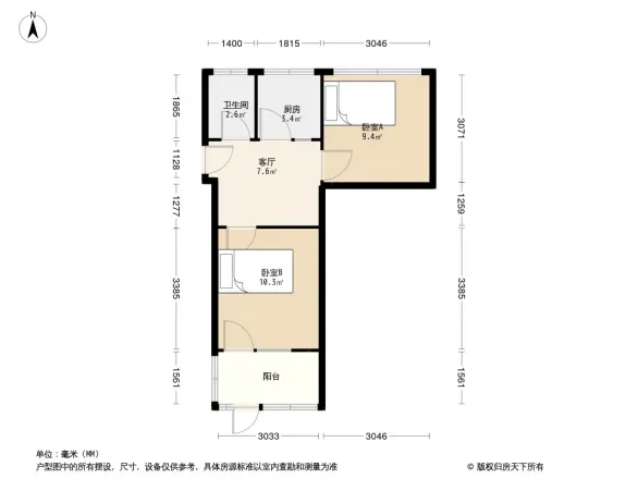 新岗小区户型图