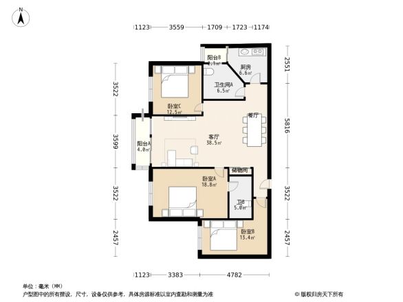 福林大厦户型图