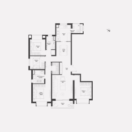 瑞虹新城·瑧庭4室2厅1厨2卫建面170.28㎡