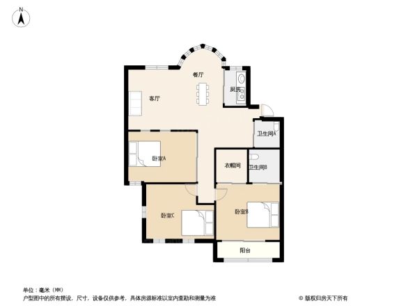 汇景名苑户型图