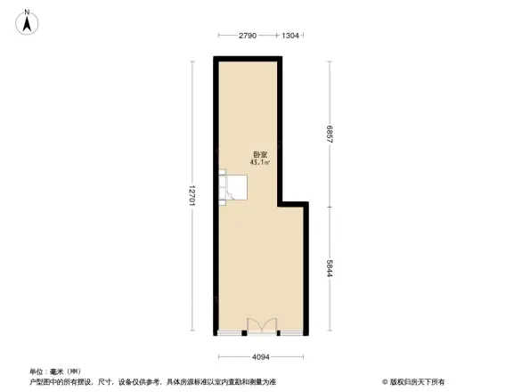 百捷中央名门户型图