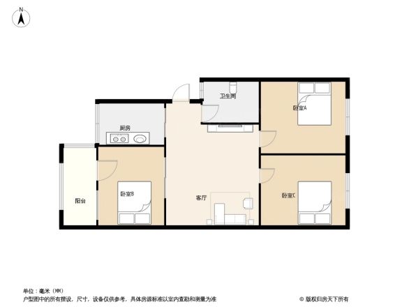 三浃社区八组团户型图