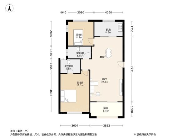 湖山源著户型图