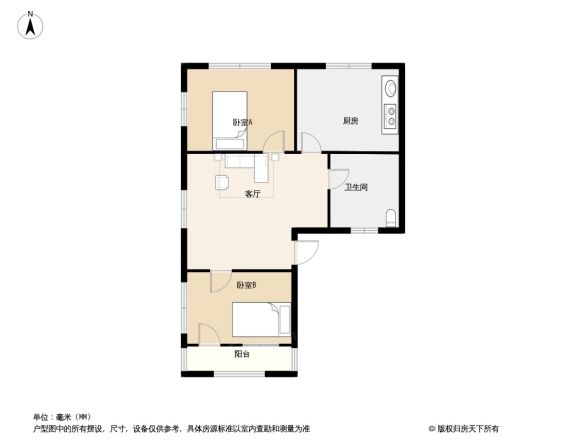 三浃社区八组团户型图