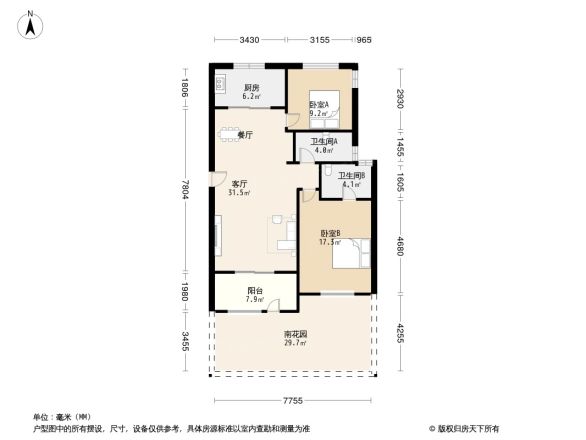 湖山源著户型图