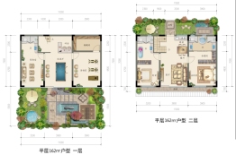 云溪漫谷3室3厅1厨3卫建面162.00㎡