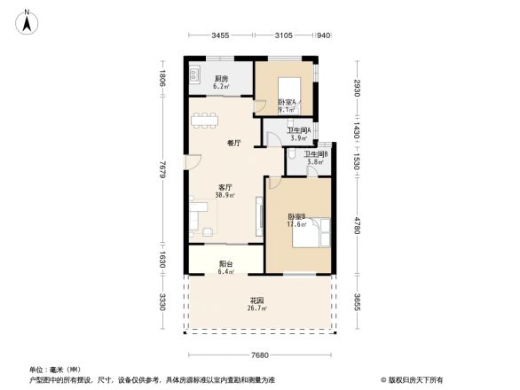 湖山源著户型图