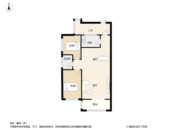 轩苑小区户型图