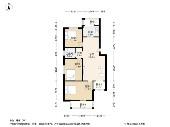 莲馨苑户型图