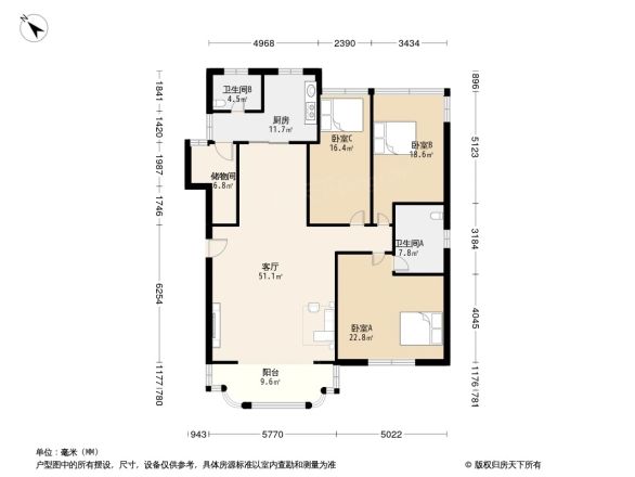 天府花园二期户型图