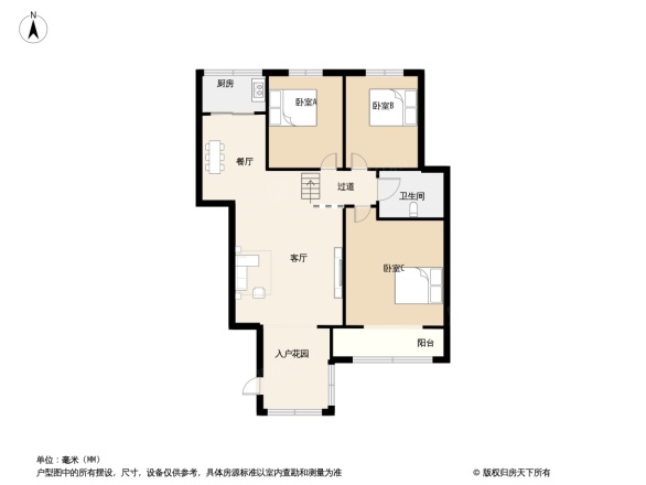 轩苑小区户型图