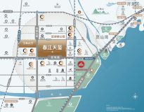 龙湖亿联·春江天玺项目区位图