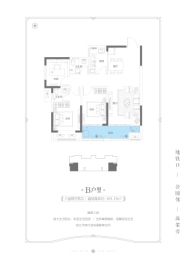 唐合·爱特城3室2厅1厨2卫建面105.15㎡