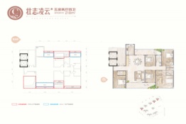 融冠云城5室2厅1厨4卫建面218.00㎡