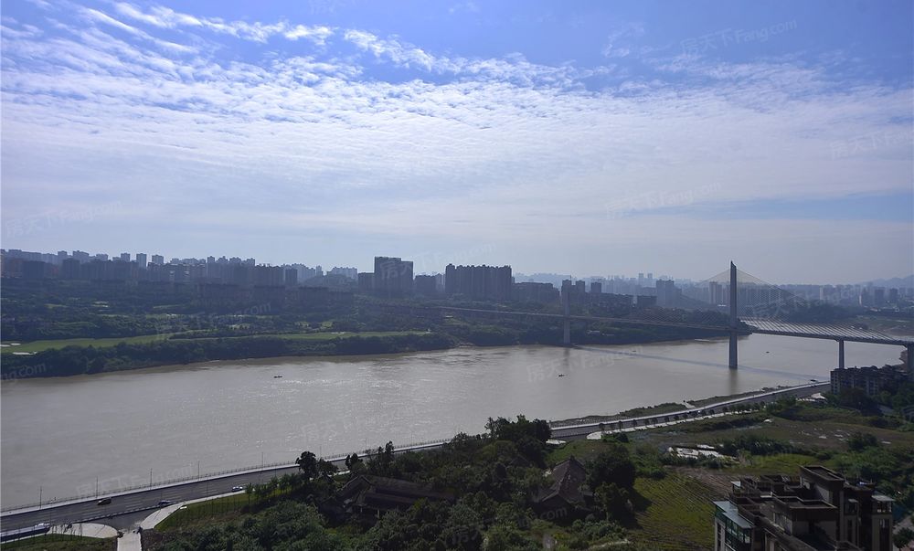 首创天阅嘉陵 坐拥头排江景,270度视野,正看嘉陵江,重庆沙坪坝双碑