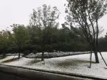 售楼处园林雪景