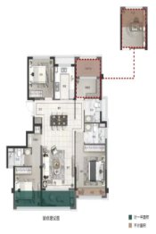 国鸿·翡丽雅园3室2厅1厨2卫建面125.00㎡