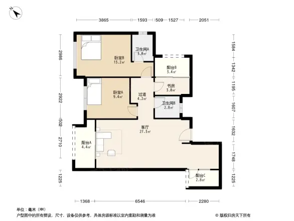 中骏雍景湾户型图