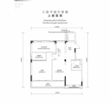 建面约187平米D2上叠户型