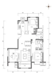 新华联国花园·臻品3室2厅1厨2卫建面121.00㎡