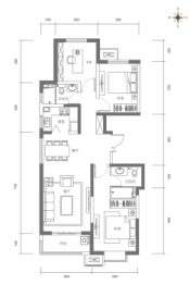 新华联国花园·臻品3室2厅1厨2卫建面118.00㎡