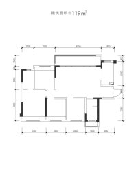 中南春溪集4室2厅1厨2卫建面119.00㎡