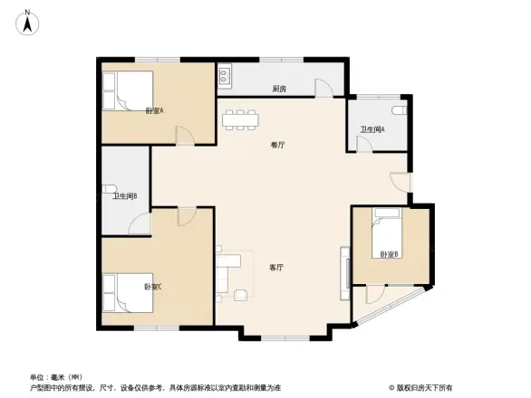 万里金港花园户型图