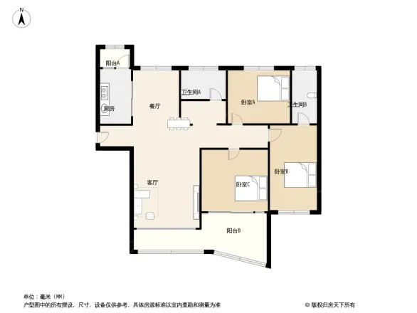 文峰现代公寓户型图