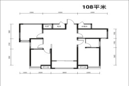 先河·世纪城3室2厅1厨2卫建面108.00㎡