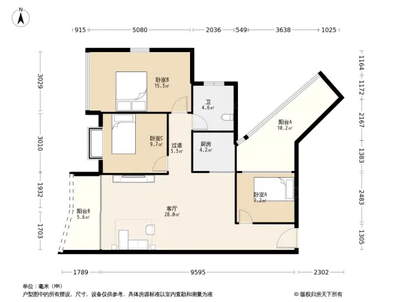 渝安金港尚城户型图