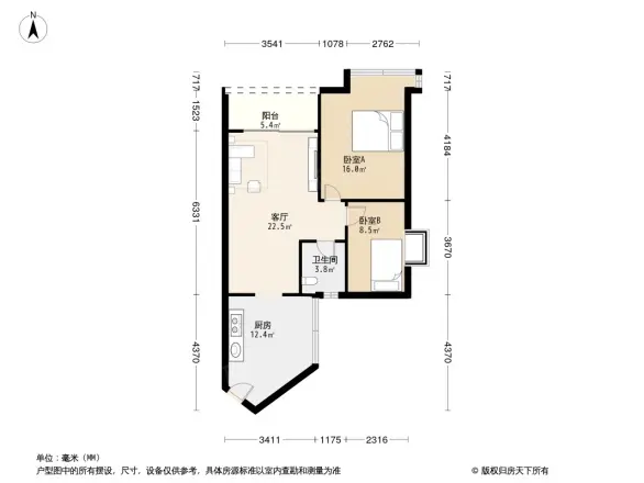 广厦城岭都户型图