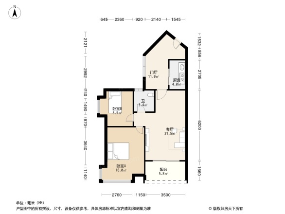 广厦城岭都户型图