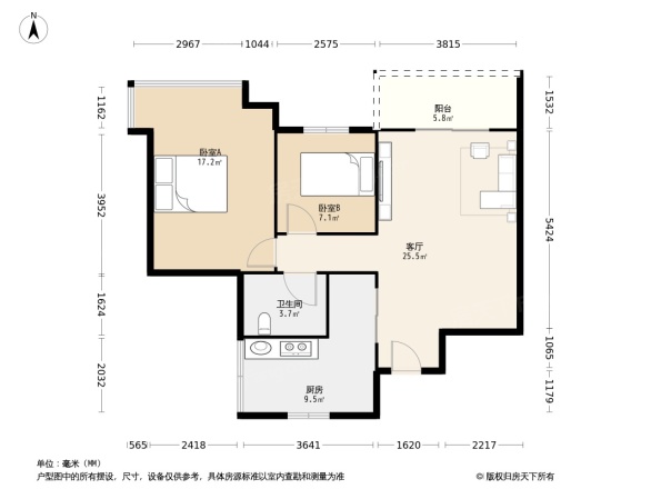 广厦城岭都户型图