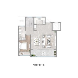 花语熙园4室3厅1厨3卫建面180.00㎡