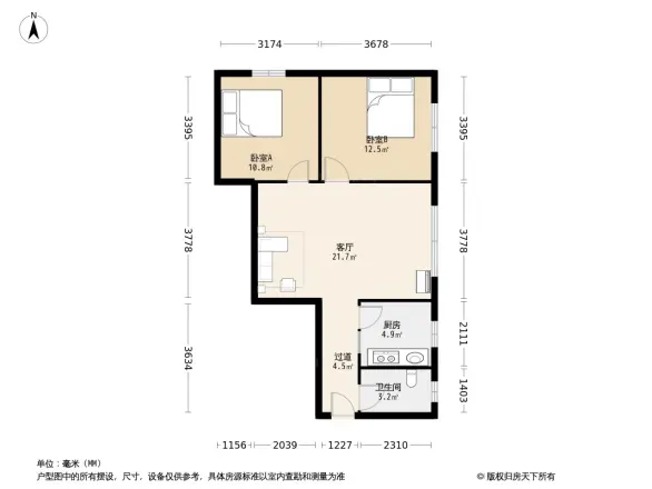 北碚团山路小区户型图
