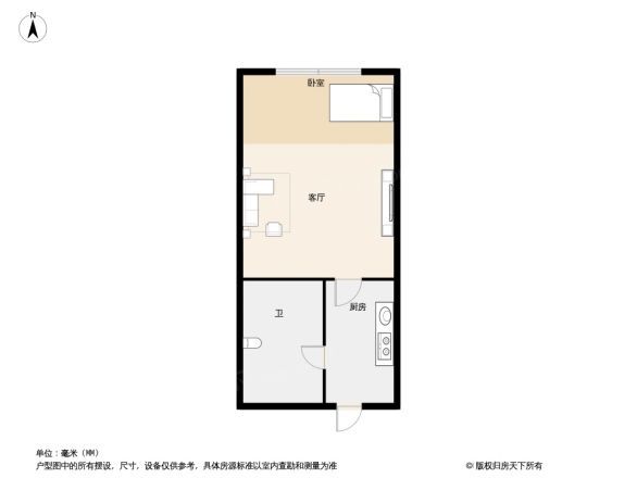 北岸铂寓户型图