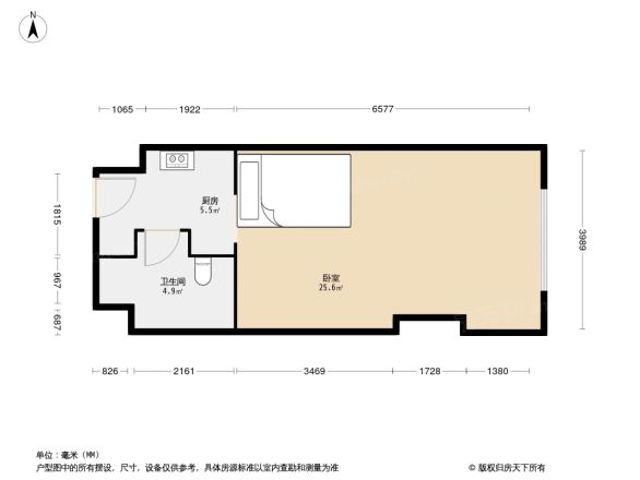 北岸铂寓户型图