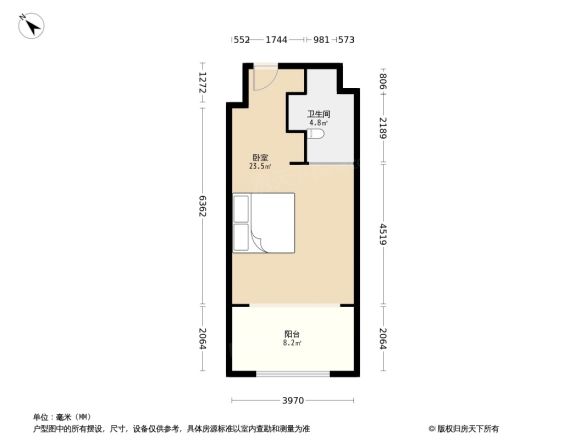 北岸铂寓户型图