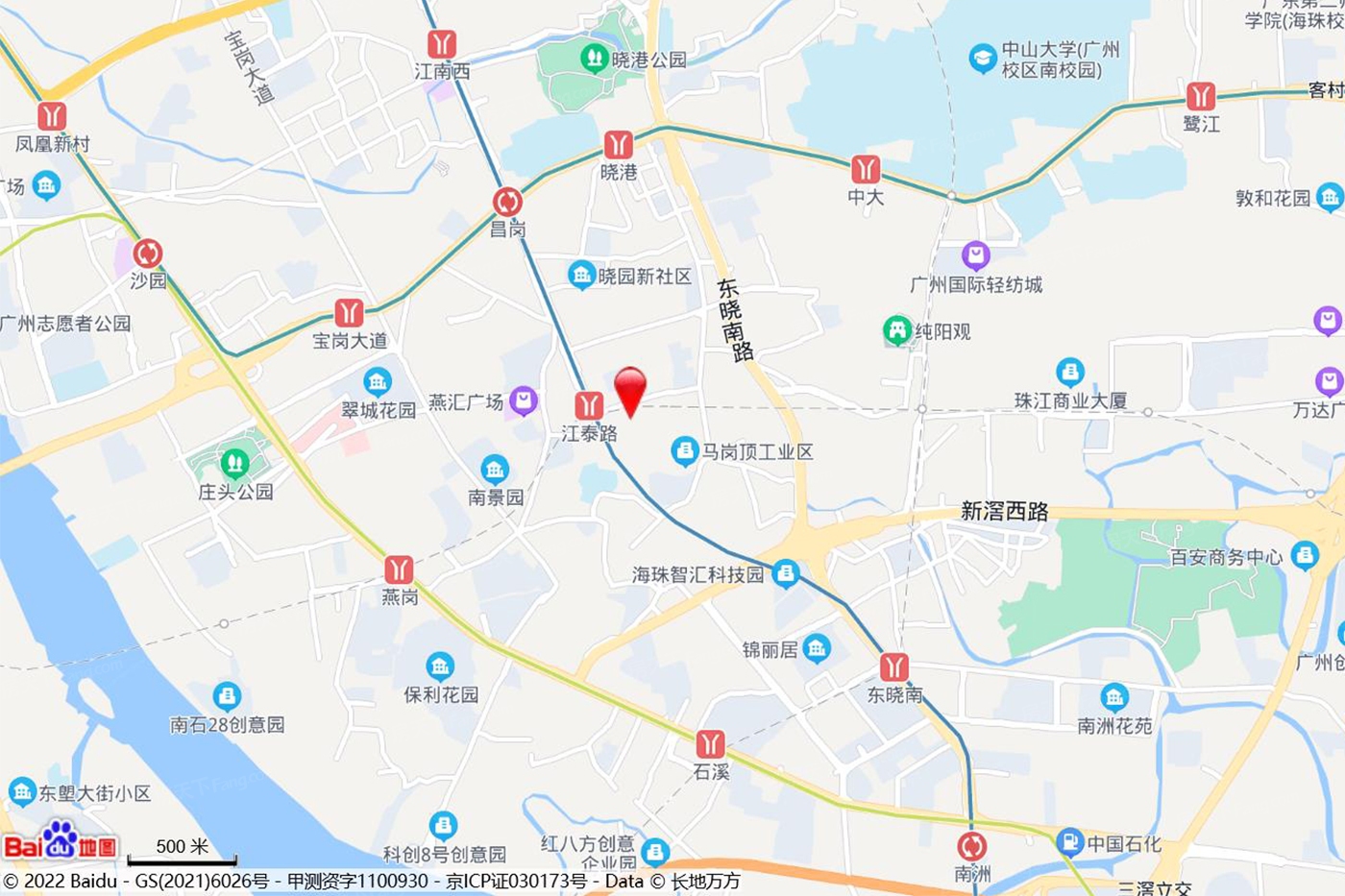 中海江泰里交通图