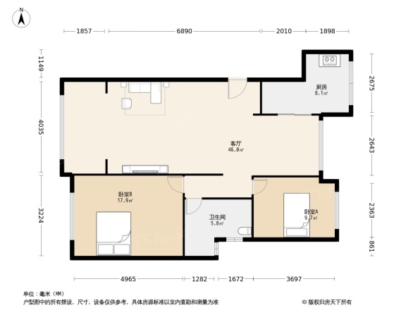 沿海赛洛城户型图