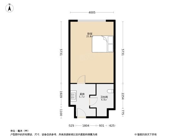 北岸铂寓户型图