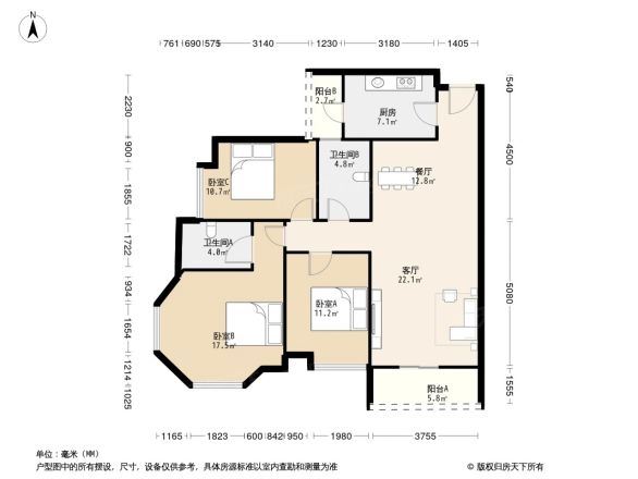 雅居乐新城城家户型图