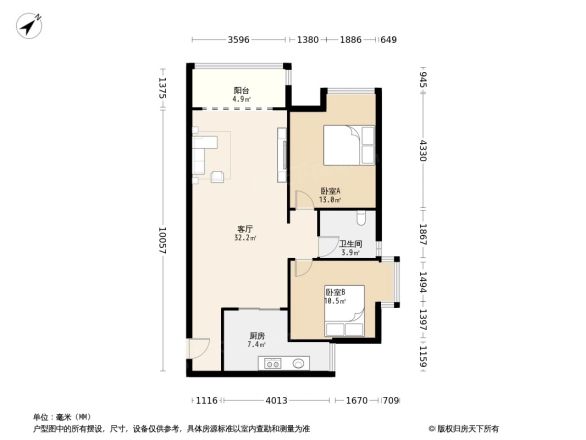 纳帕溪谷户型图