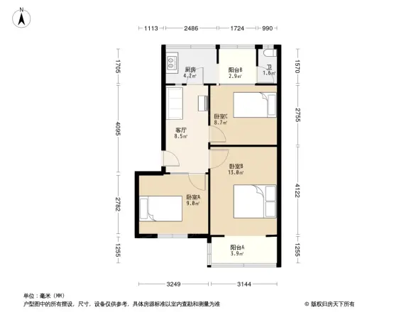 建工二村户型图