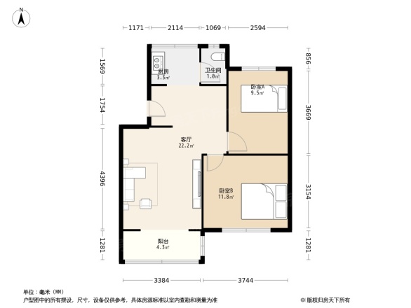 建工二村户型图