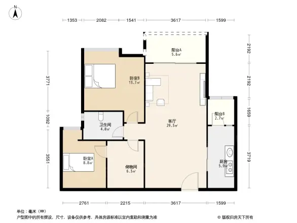 东和春天西区户型图
