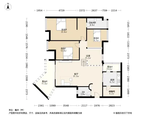 东和春天西区户型图